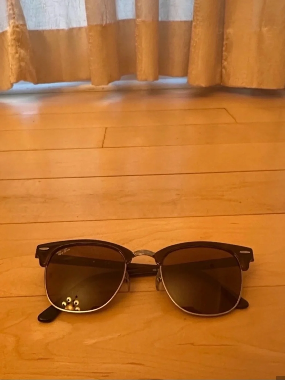 Ray-Ban Clubmaster Sunglasses — Brown Frames